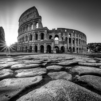 Colosseum Roma BW